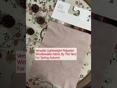 Многофункциональная легкая полиэстерная ветрозащитная ткань для весенней осени