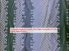 Композитный графен Графическая печать Ткань Проводящая ПУ пленка Цифровая текстильная печать